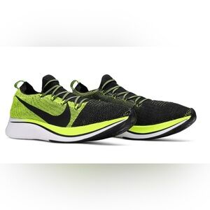 Nike Men’s Zoom Fly Flynit Size 8 ‘Black Volt’ Running BV6103-002